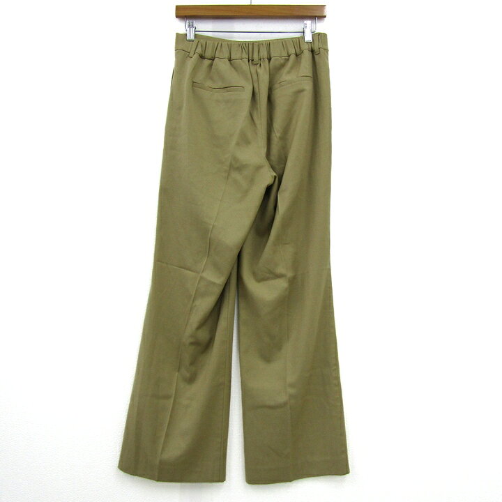 ミラオーウェン ワイドパンツ ボトムス ストレッチ ウール混 レディース ベージュ Mila Owen 【中古】 thumbs-up-13093198 Thumbs-up サンプル画像2
