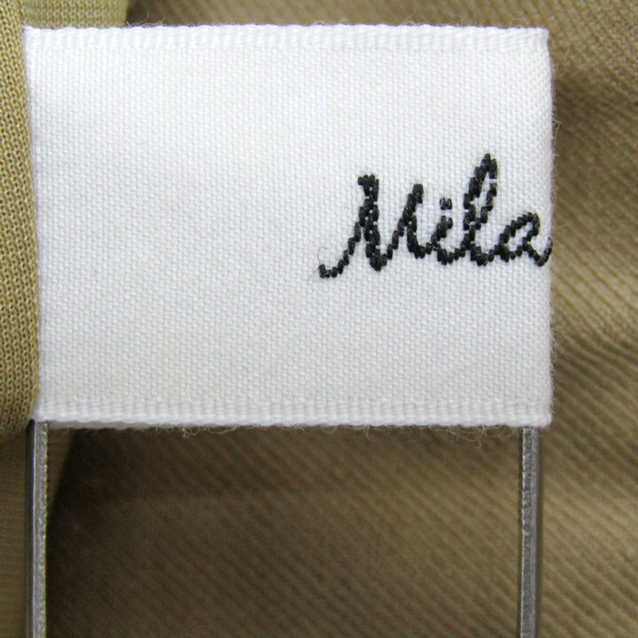 ミラオーウェン ワイドパンツ ボトムス ストレッチ ウール混 レディース ベージュ Mila Owen 【中古】 thumbs-up-13093198 Thumbs-up サンプル画像3