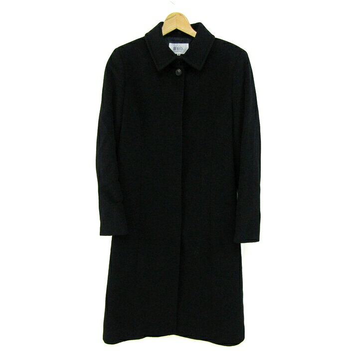 【楽天スーパーSALE 50％OFF】ジユウク ロングコート アンゴラ/ウール混 ブランド 黒 レディース 40サイズ ブラック 自由区 【中古】 thumbs-up-13093530 Thumbs-up パッケージ画像