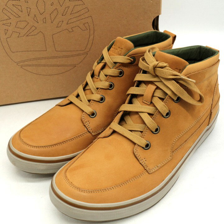 TIMBERLAND - ティンバーランド スニーカー ミドルカット チャッカ—ブーツ ブランド シューズ 靴 メンズ 27サイズ キャメル Timberland 【中古】