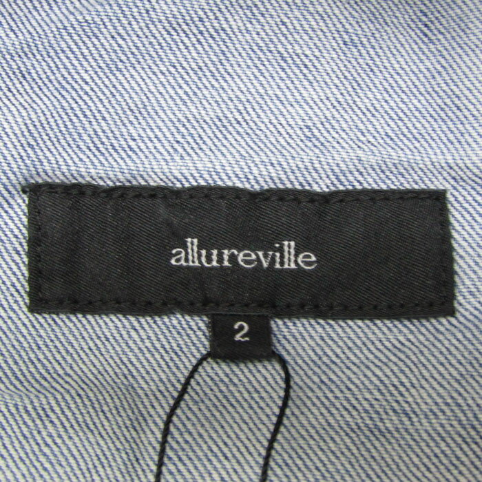 Áo khoác denim Allureville Áo khoác ngoài G Jean Sản xuất tại Nhật Bản Nữ chưa qua sử dụng Size 2 Xanh nhạt Allureville [Đã qua sử dụng] - 3