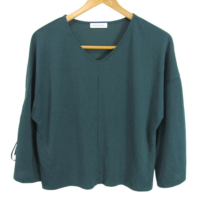 Rakuten - ケティ シェリー カットソー シャツ 7分袖 ブランド トップス レディース Fサイズ グリーン Ketty Cherie 【中古】