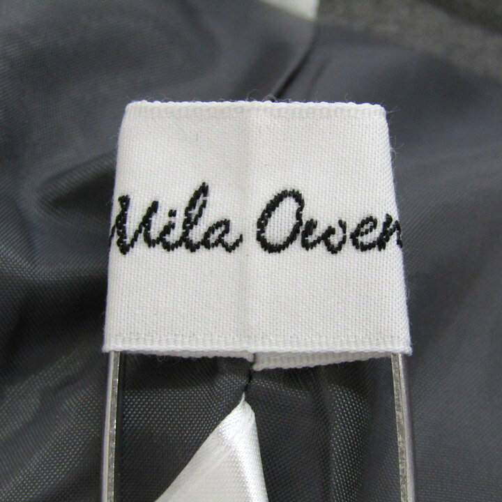 ミラオーウェン クロップドパンツ ボトムス テーパード ストレッチ 裏起毛 レディース グレー Mila Owen 【中古】 thumbs-up-13097126 Thumbs-up サンプル画像3