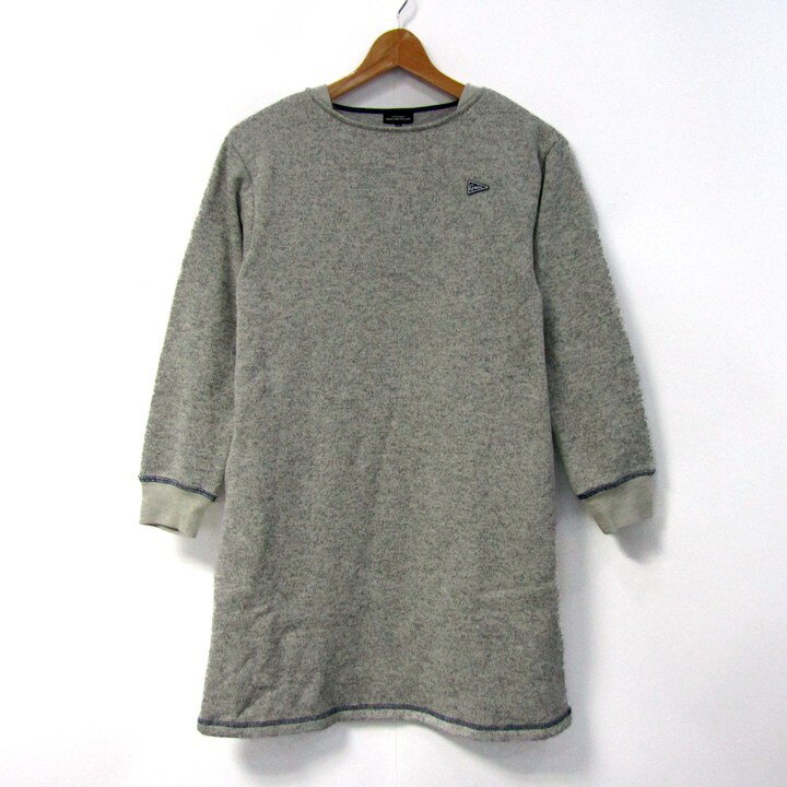 Rakuten - グリーンレーベルリラクシング ユナイテッドアローズ ワンピース 長袖 キッズ 女の子用 155サイズ グレー green label relaxing 【中古】
