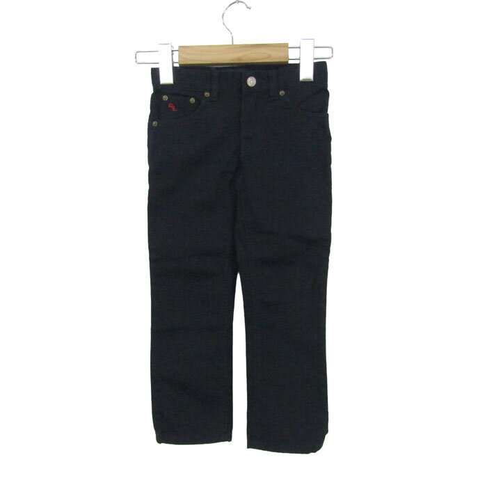 樂天商城 - ポロラルフローレン ロングパンツ コットン ボトムス キッズ 男の子用 4/4Tサイズ ブラック POLO RALPH LAUREN 【中古】