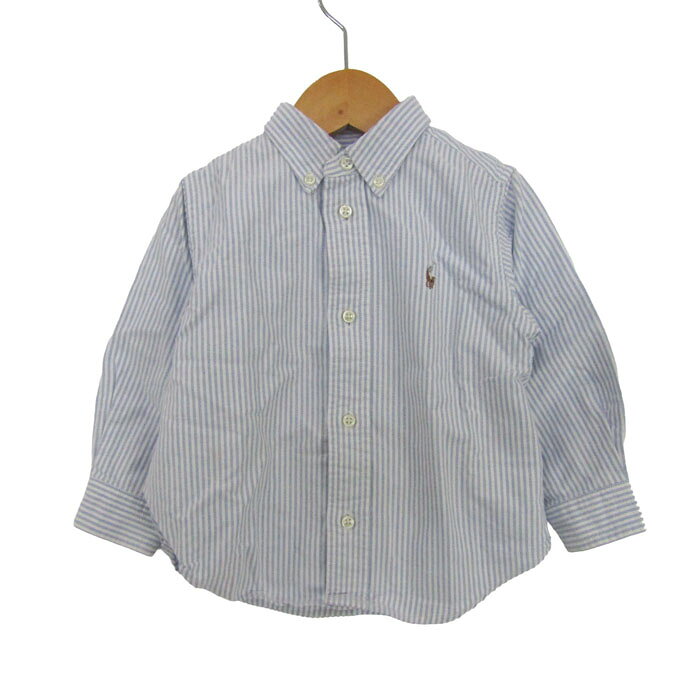 【状態追記】 右下あたりにシミ有り。 【付属品】 なし / 商品サイズ (こちらのサイズ表記は平置き採寸のサイズです。) 表記サイズ 90 サイズガイドはこちら /商品詳細 ブランド名 RALPH LAURENラルフローレン 特徴 --- 素材 素材タグを撮影しておりますので、ご確認くださいませ。 色 ブルー×ホワイト 性別タイプ ベビー 男の子用 生産国 --- 商品番号 md58907 類似商品
