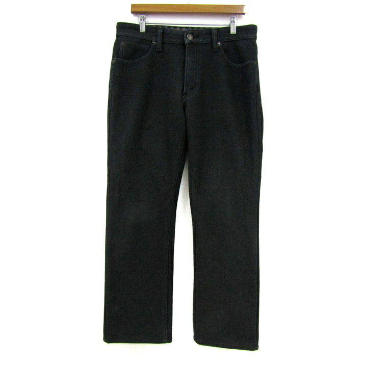 エドウィン パンツ ボトムス 起毛 503WFD 千鳥格子柄 日本製 メンズ 33サイズ ダークグレー EDWIN 【中古】