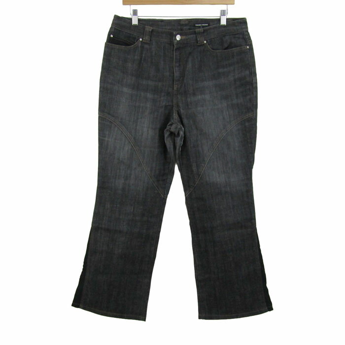 TRANS WORK Denim Pants Jeans Stretch Brand Bottoms Men's Size 48 Black TRANS WORK [Used]