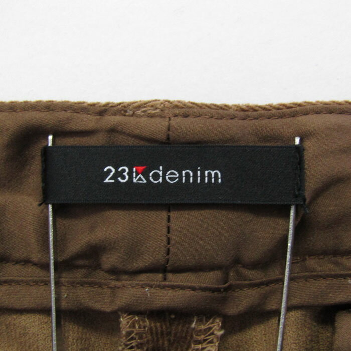 ニジュウサンクデニム コーデュロイパンツ ストレッチ ウール混 ボトムス レディース 40サイズ ブラウン 23区denim 【中古】 thumbs-up-13101004 Thumbs-up サンプル画像3