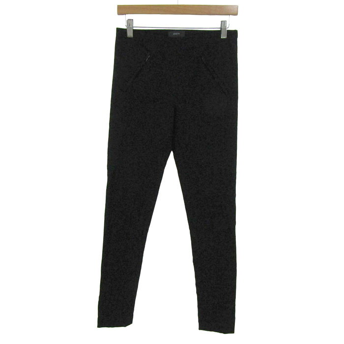 【楽天スーパーSALE 50％OFF】ジョセフ ロングパンツ ストレッチ 中綿 ブランド ボトムス 黒 レディース 34サイズ ブラック JOSEPH 【中古】
