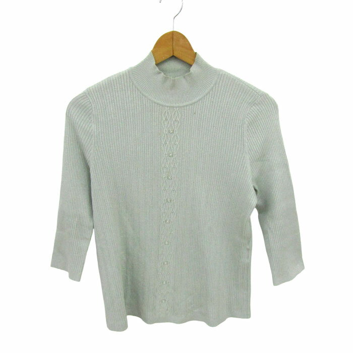 【状態追記】 部分的なシミ有り 【付属品】 なし / 商品サイズ (こちらのサイズ表記は平置き採寸のサイズです。) 表記サイズ肩幅着丈身幅袖丈 11約32cm約55cm約44cm約41cm サイズガイドはこちら /商品詳細 ブランド名 Leilianレリアン 特徴 --- 素材 素材タグを撮影しておりますので、ご確認くださいませ。 色 ブルーグレー 性別タイプ レディース 生産国 --- 商品番号 rs49776 類似商品