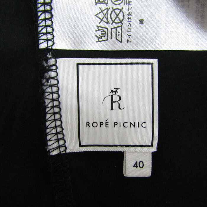 ロペピクニック ブラウス シャツ トップス 長袖 ハイネック レディース 40サイズ ブラック ROPE PICNIC 【中古】 thumbs-up-13104322 Thumbs-up サンプル画像3