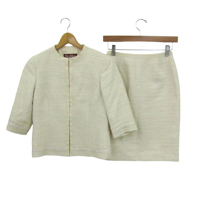 【状態追記】 --- 【付属品】 なし / 商品サイズ (こちらのサイズ表記は平置き採寸のサイズです。) 表記サイズ総丈肩幅着丈身幅ウエストヒップ袖丈 2月5日約54cm約36cm約56cm約41cm約60cm約43cm約36cm サイズガイドはこちら /商品詳細 ブランド名 MAX MARAマックスマーラ 特徴 --- 素材 素材タグを撮影しておりますので、ご確認くださいませ。 色 ベージュ 性別タイプ レディース 生産国 --- 商品番号 rs50545 類似商品