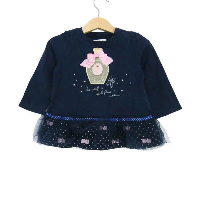 【39％OFFクーポン配布中 10/4 20:00〜10/9 01:59】ミキハウス 長袖Tシャツ トップ...