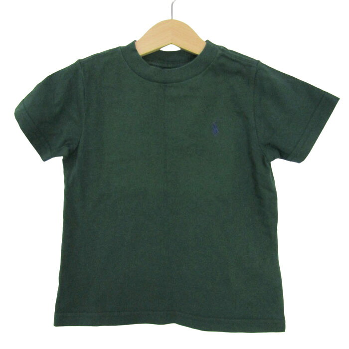 ポロラルフローレン 半袖Tシャツ トップス ロゴT コットン ベビー 男の子用 2/2Tサイズ グリーン POLO RALPH LAUREN 【中古】