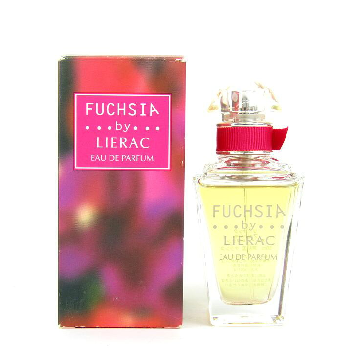 リーラック 香水 フューシャ オードパルファン EDP 残半量以上 フレグランス レディース 50mlサイズ LIERAC 