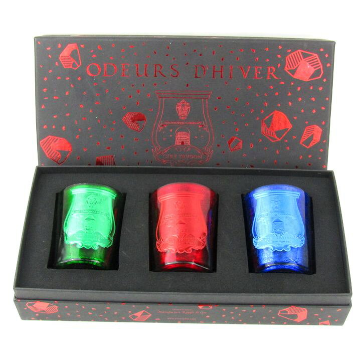 ODEURS DHIVER キャンドル 3点セット ルームフレグランス レディース 3×100gサイズ 