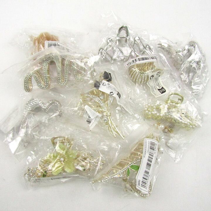 【39％OFFクーポン配布中 8/4 20:00〜8/11 01:59】ヘアアクセサリー 10点セット 未...