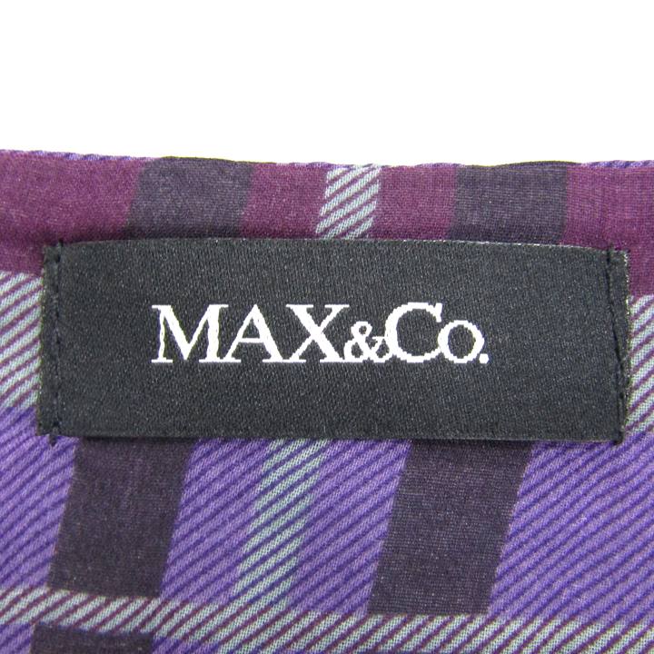 Thumbs-upのマックスアンドコー プリーツフレアスカート ボトムス チェック柄 ひざ丈 レディース USA08サイズ マルチカラー Max&Co. 【中古】｜アングル3