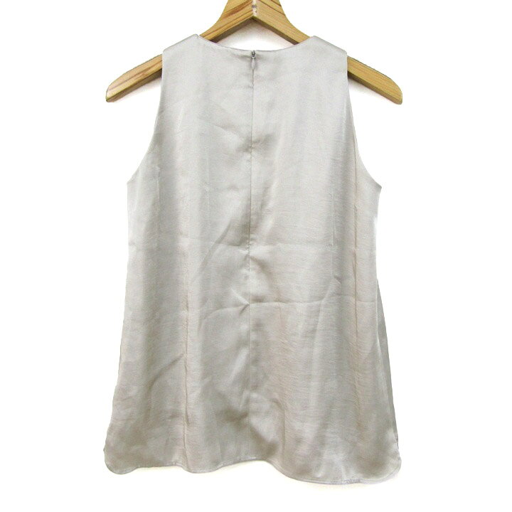 ミラオーウェン カットソー シャツ トップス ノースリーブ レディース 1サイズ ベージュ Mila Owen 【中古】 thumbs-up-13116370 Thumbs-up サンプル画像2