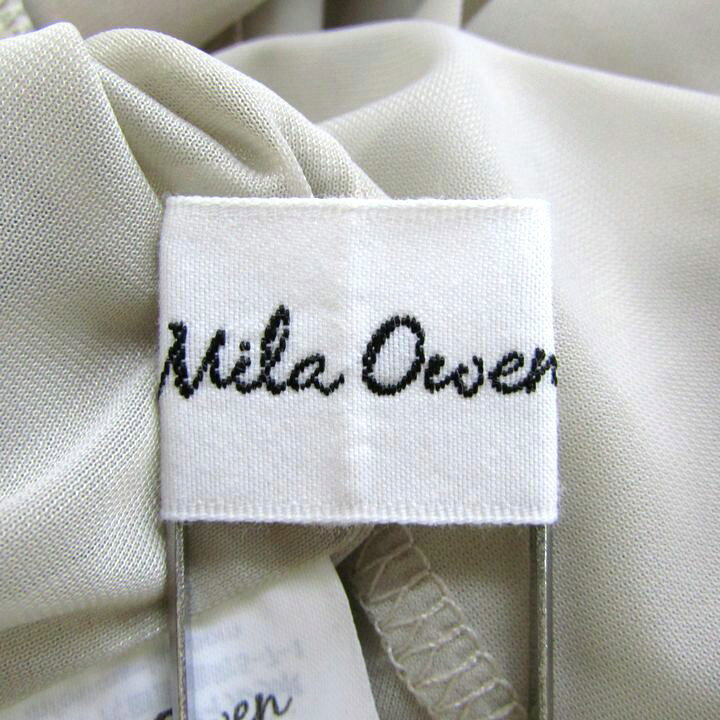 ミラオーウェン カットソー シャツ トップス ノースリーブ レディース 1サイズ ベージュ Mila Owen 【中古】 thumbs-up-13116370 Thumbs-up サンプル画像3
