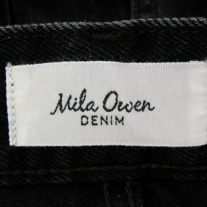 ミラオーウェン デニムパンツ ジーンズ ジーパン 未使用 コットン ブランド ボトムス 黒 レディース 2サイズ ブラック Mila Owen 【中古】 thumbs-up-13116041 Thumbs-up サンプル画像3