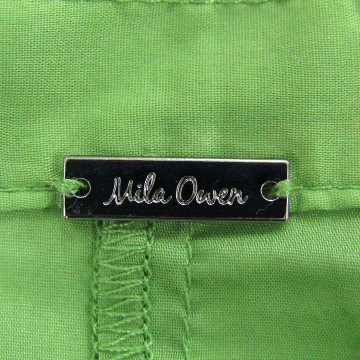 ミラオーウェン ロングワンピース 5分袖 コットン ブランド トップス レディース 1サイズ グリーン Mila Owen 【中古】 thumbs-up-13116053 Thumbs-up サンプル画像3