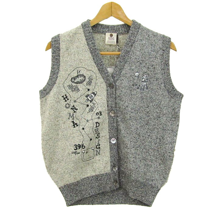 【状態追記】 --- 【付属品】 なし / 商品サイズ (こちらのサイズ表記は平置き採寸のサイズです。) 表記サイズ肩幅着丈身幅 1約30cm約57cm約50cm サイズガイドはこちら /商品詳細 ブランド名 HONMAホンマデザイン 特徴 --- 素材 素材タグを撮影しておりますので、ご確認下さいませ。 色 グレー×ホワイト 性別タイプ レディース 生産国 日本 商品番号 rs53192 類似商品