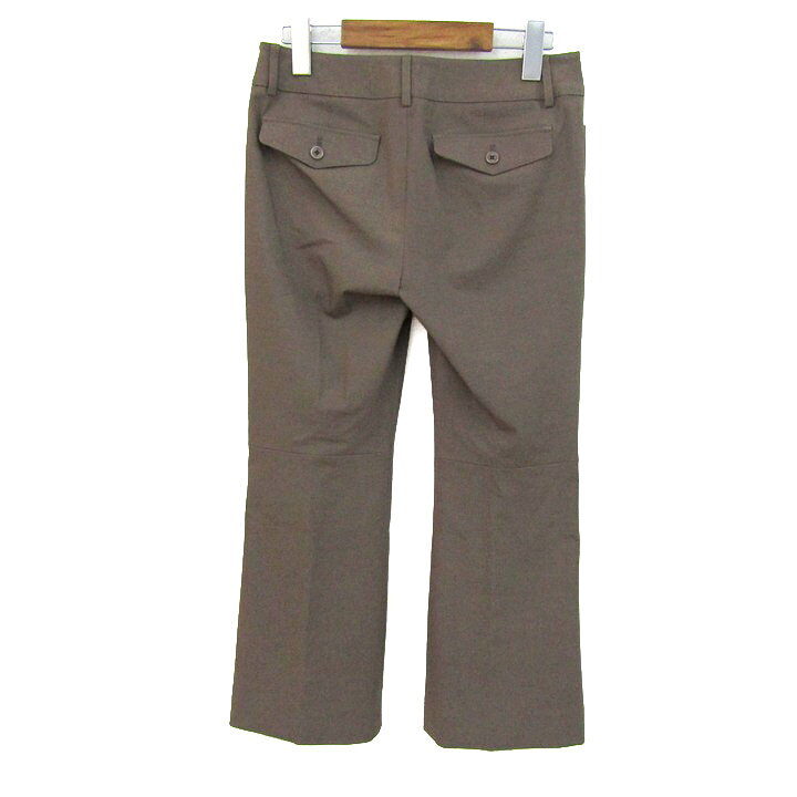 【39％OFFクーポン配布中 10/4 20:00〜10/9 01:59】ニジュウサンク パンツ スラックス ボトムス センタープレス ストレッチ レディース 38サイズ ブラウン 23区 【中古】 thumbs-up-13118998 Thumbs-up サンプル画像2