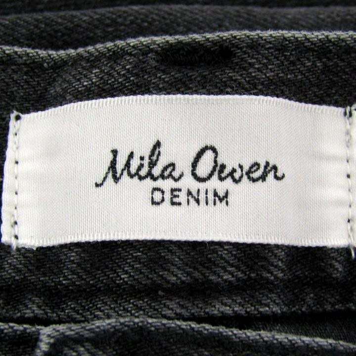 ミラ オーウェン デニムパンツ ロング テーパード ストレッチ ジーンズ ボトムス レディース 1サイズ ブラック Mila Owen 【中古】 thumbs-up-13119280 Thumbs-up サンプル画像3