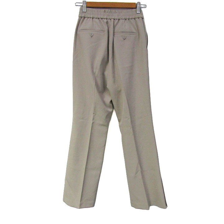 ミラオーウェン パンツ ボトムス ストレッチ センタープレス レディース グレー Mila Owen 【中古】 thumbs-up-13122011 Thumbs-up サンプル画像2