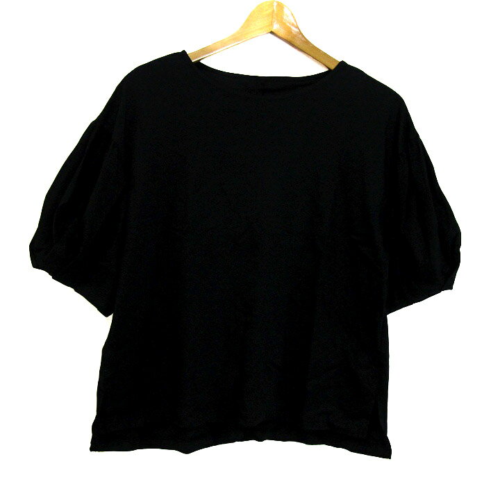 ロペピクニック カットソー シャツ トップス 半袖 レディース 38サイズ ブラック ROPE PICNIC 【中古】 thumbs-up-13123030 Thumbs-up パッケージ画像