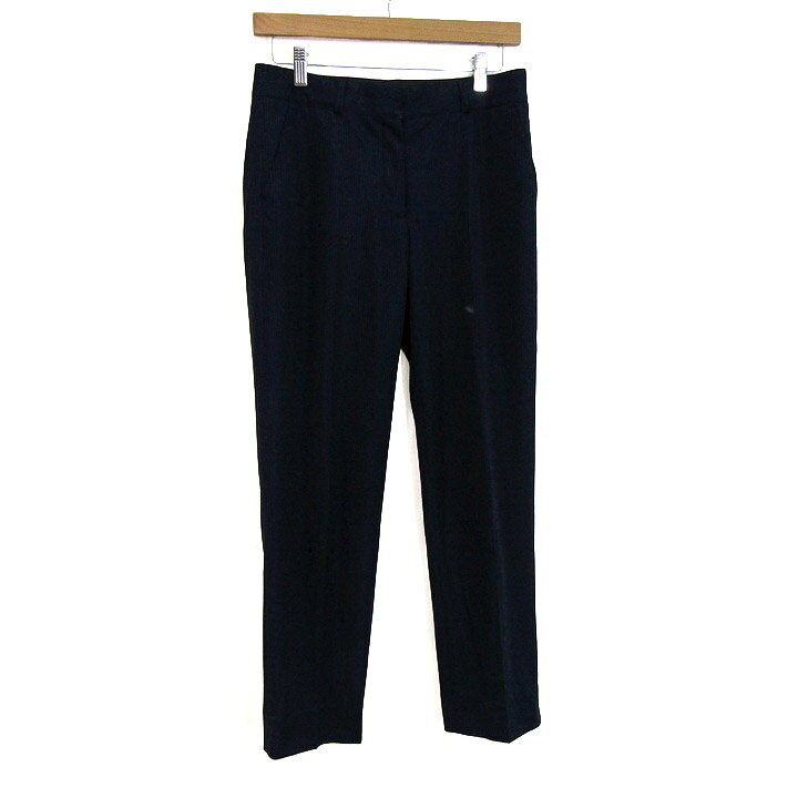 パトリック・コックス パンツ スラックス ボトムス ピンストライプ レディース 9サイズ ネイビー PATRICK COX 【中古】
