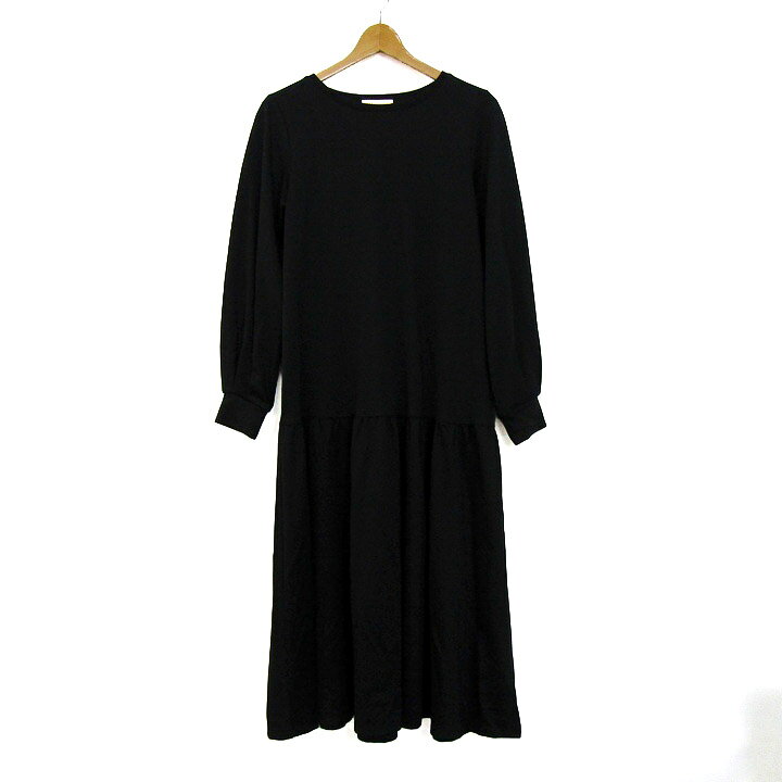 ナノユニバース ワンピース トップス 長袖 レディース Fサイズ ブラック nano universe 【中古】 thumbs-up-13123502 Thumbs-up パッケージ画像