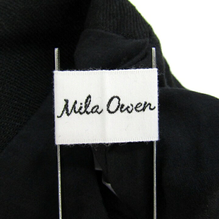 ミラオーウェン ロングフレアスカート ボトムス リネン混 レディース 1サイズ ブラック Mila Owen 【中古】 thumbs-up-13123929 Thumbs-up サンプル画像3