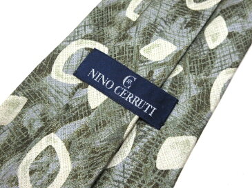 ブランド ネクタイ 【中古】Nino Cerruti ニノセルッティ 総柄 ネクタイ 良品 メンズ プレゼント 【,r75359,】