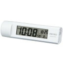 目覚まし時計 メンズ レディース 時計 セイコー 懐中電灯としても役立つLEDライトつき電波目覚まし時計 SQ765W