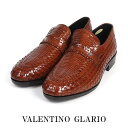 日本製 本革 メッシュ Valentino Glario - バレンチノグラリオ B54 メンズ 山羊革 キッド 手編み スリッポン ブラウン ブラック ローファー 4E 撥水 プレゼント 夏 リゾート 紐なし カジュアル