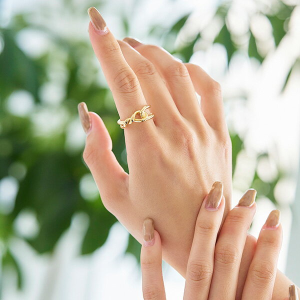 ノットリング リング 指輪 レディース シルバー ゴールド 上品 エレガント ファッションリング レディースアクセサリー 贈り物 華奢 繊細 綺麗 プレゼント ...