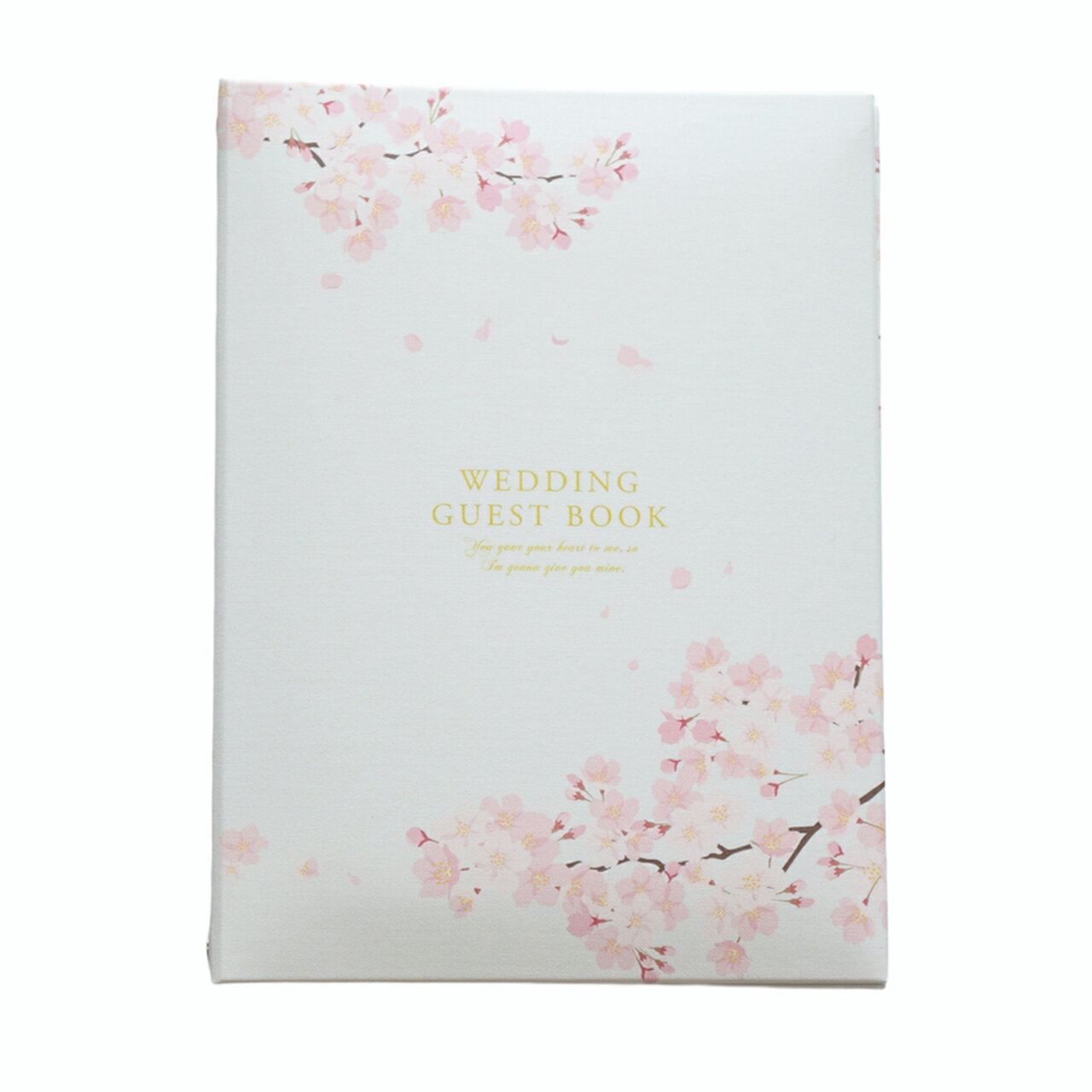 【Ti Amo】結婚式　ゲストブック カード式／花桜／芳名帳/ウェディング