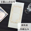 【Ti Amo】　席順表（印刷込み）／アマレッティミント／結婚式 席次表