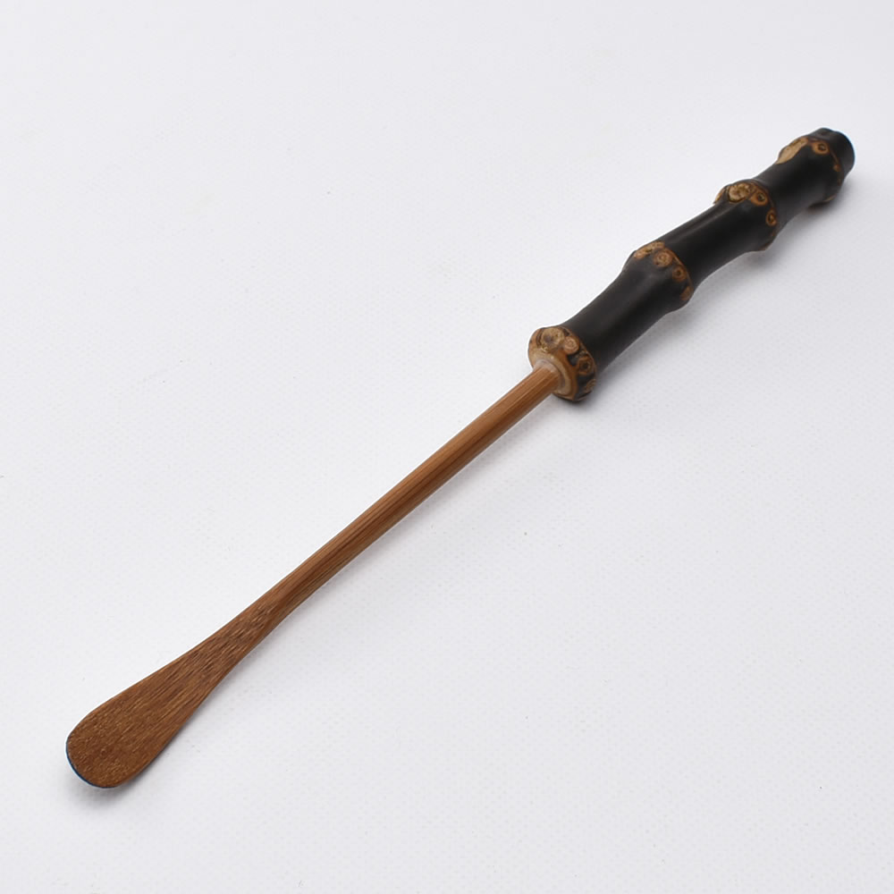 六君子茶道具・紫竹根茶匙