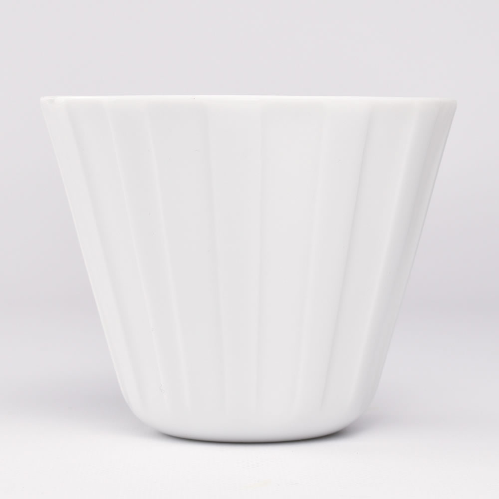 白磁杯（ストライプ） 130ml（満水190ml）コップ 茶杯
