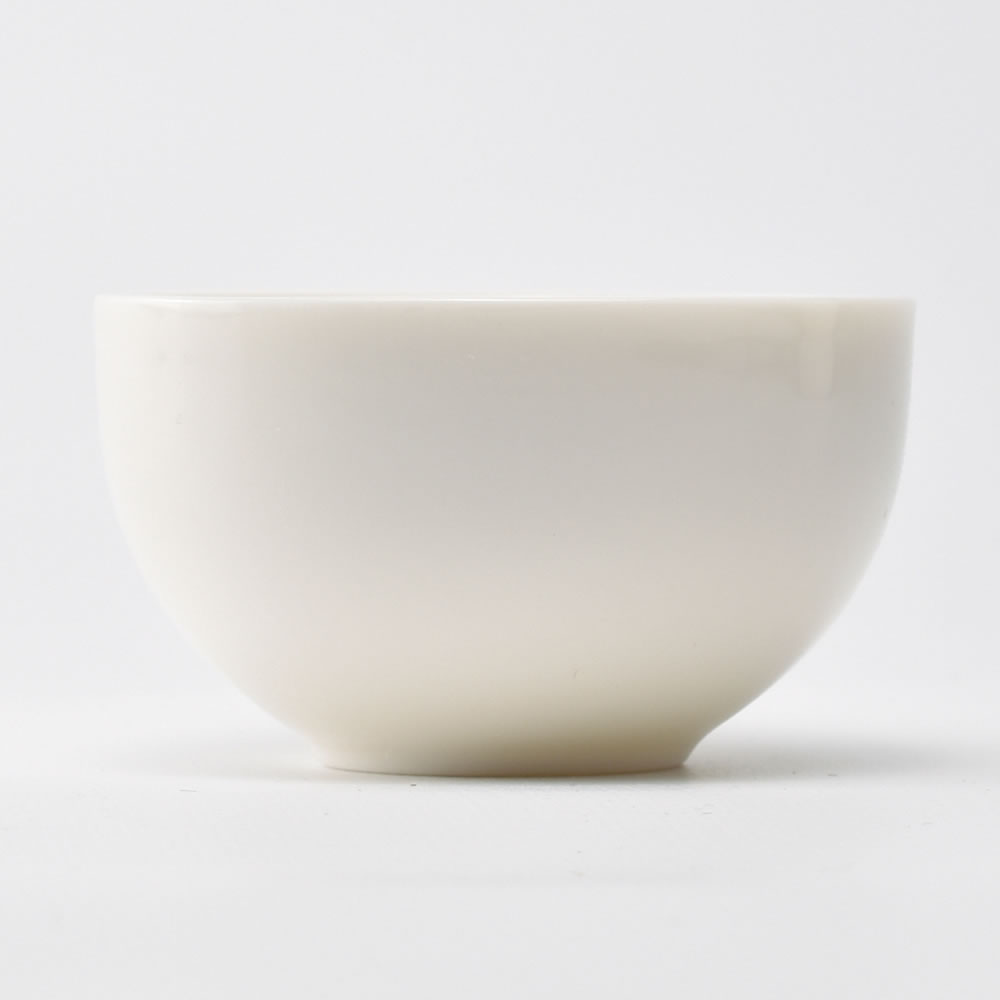 小圓満杯 25ml（満水45ml）中国白磁茶杯