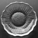 玻璃茶托(蓮花) 径88×高17mm