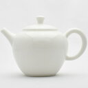 清雅白壺【キズなど】 170ml(満水200ml)中国茶器・茶壺・急須・ティーポット