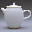 宮帽壺 160ml(満水170ml)白磁の急須・茶壺