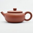 宜興紫砂壺・小扁敦120ml(赤茶)