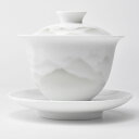 貼花蓋碗(千山)【キズなど】 140ml(満水190ml)
