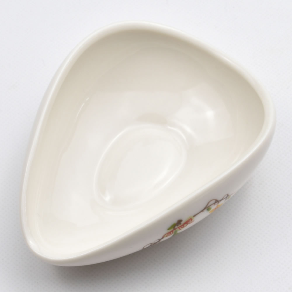 福瓜茶荷 中国茶器 磁器製の茶葉入れ小皿